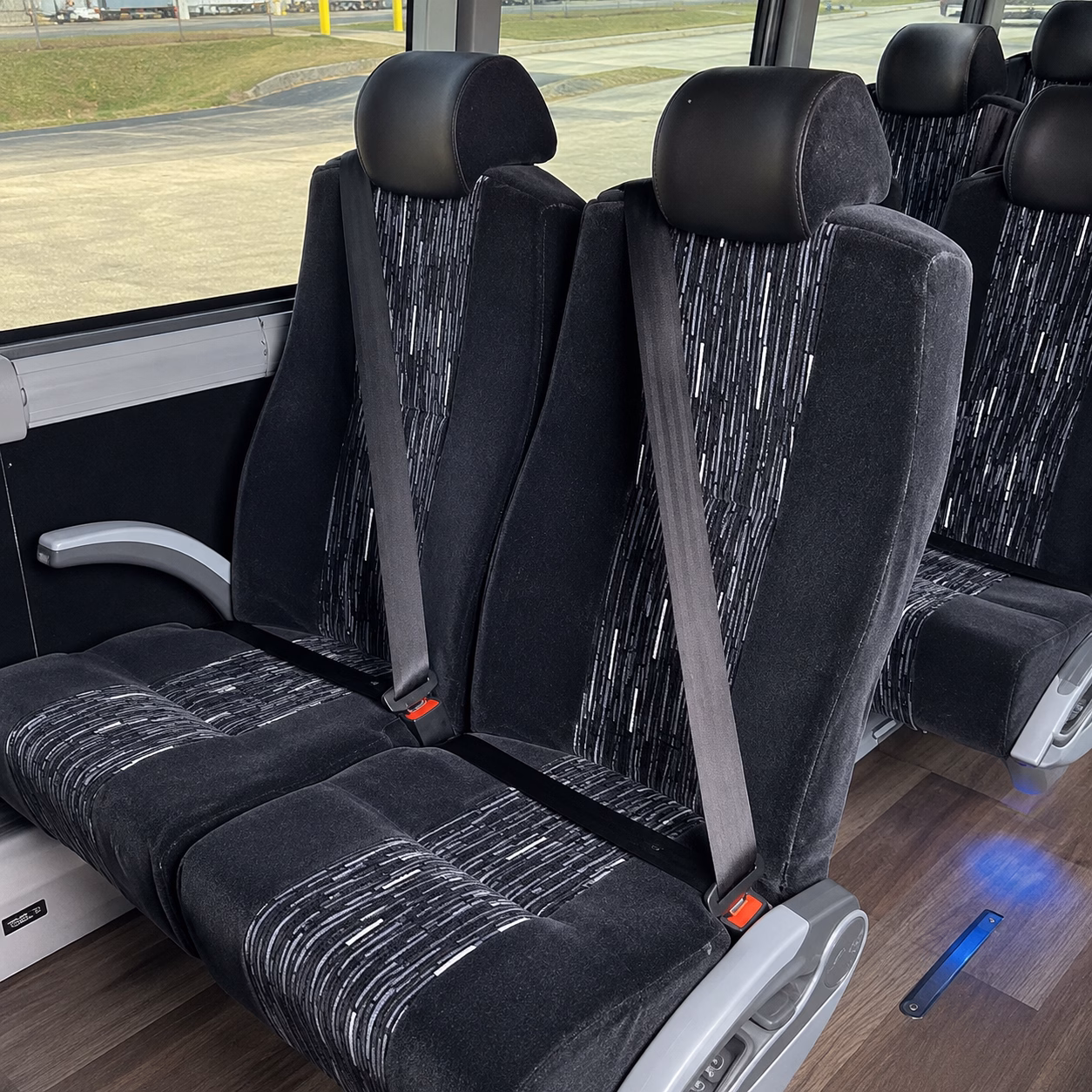 fort lauderdale charter bus rental interior