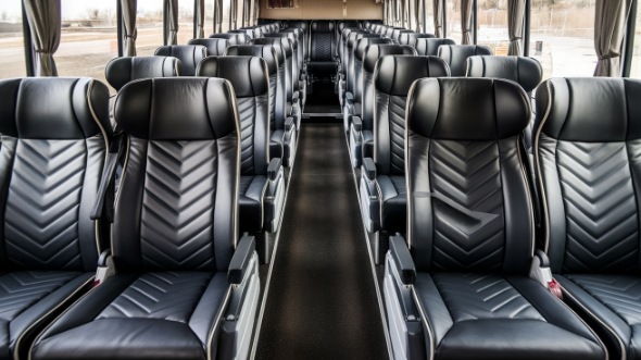 50 passenger charter bus inside miramar