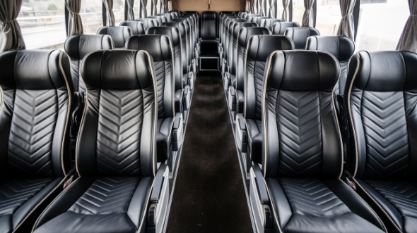 56 passenger charter bus rental