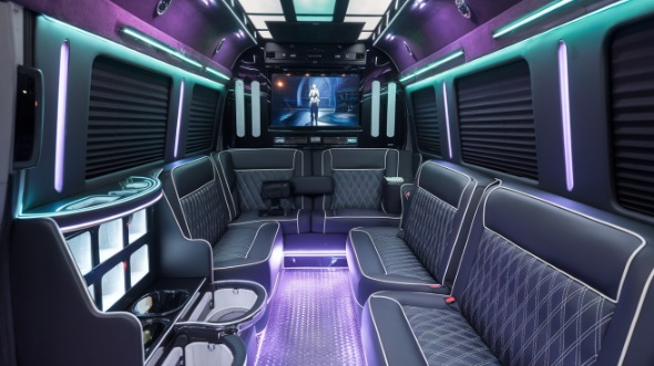 fort lauderdale sprinter limo rental inside